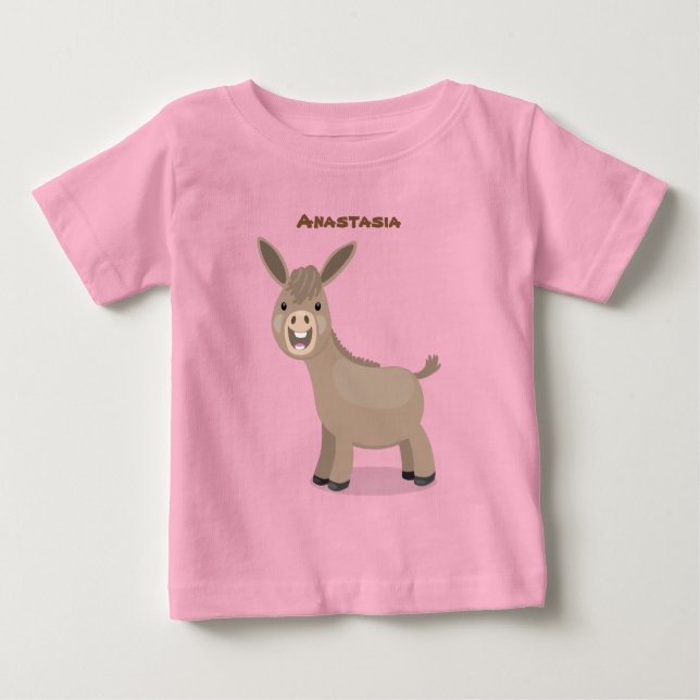 Tecknad av slangdona från Cute lycklig T Shirt (Framsida)