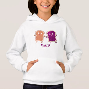 Tecknad av smör och gelémacka t shirt