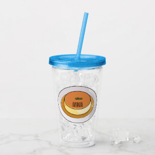 Tecknad av sockerkulör take away mugg