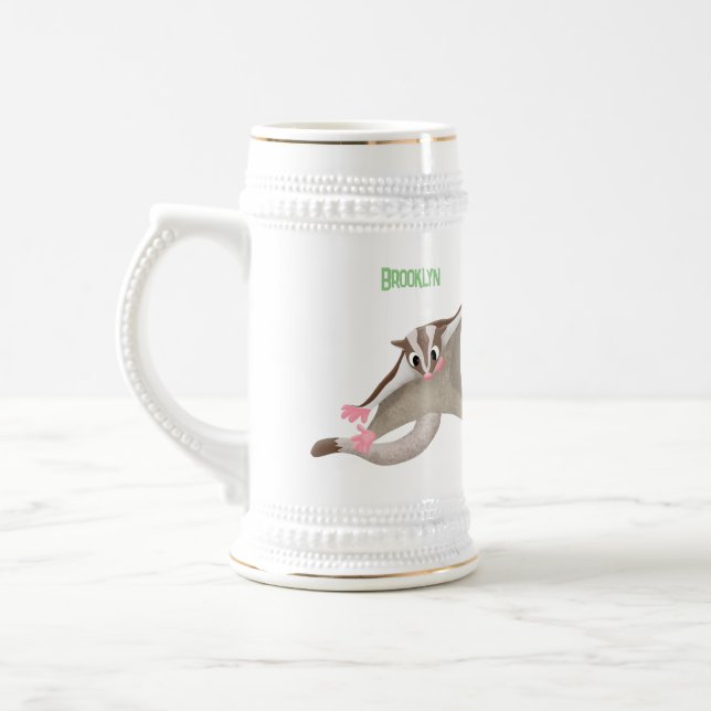 Tecknad av sockerreglage för lycklig i Cute-sockre Sejdel (Vänster)