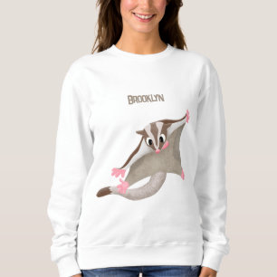 Tecknad av sockerreglage för lycklig i Cute-sockre T Shirt