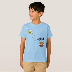 Tecknad av söt insekt, vänligt honung t shirt
