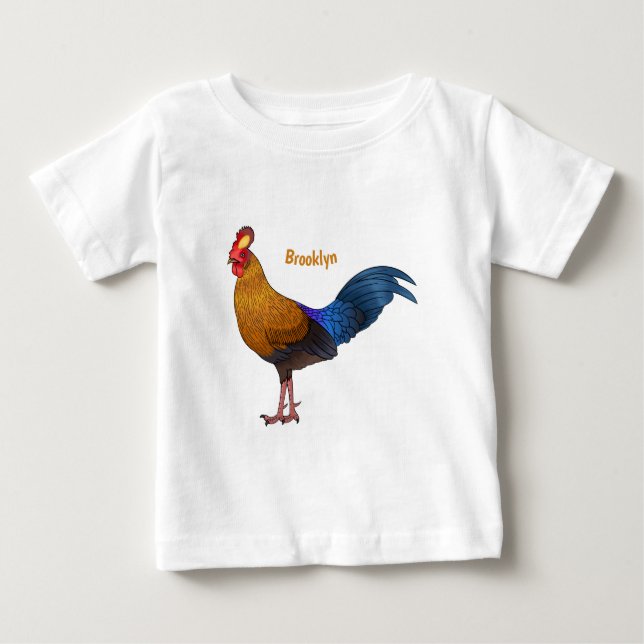 Tecknad av srilankesisk djungelräv t shirt (Framsida)