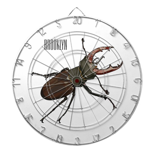 Tecknad av stämpelavfasning darttavla (Framsidan)