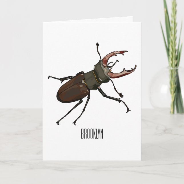Tecknad av stämpelavfasning kort (Framsida)