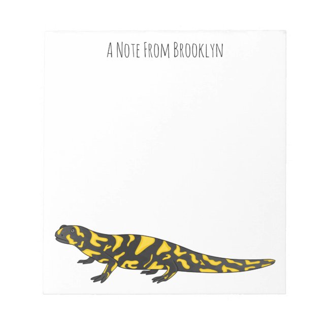 Tecknad av Tiger salamander Anteckningsblock (Framsida)