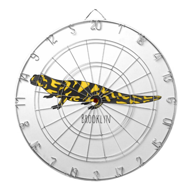 Tecknad av Tiger salamander Darttavla (Framsidan)