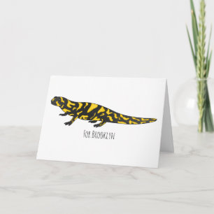 Tecknad av Tiger salamander Kort