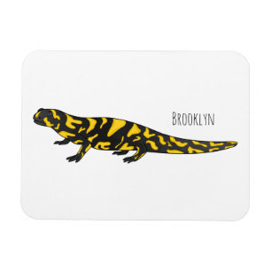 Tecknad av Tiger salamander Magnet