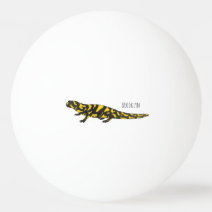 Tecknad av Tiger salamander Pingisboll