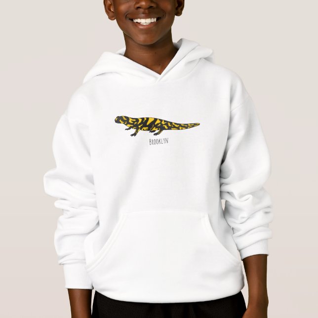 Tecknad av Tiger salamander T Shirt (Framsida)