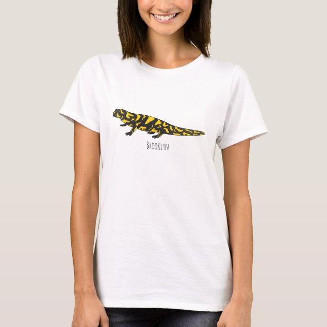 Tecknad av Tiger salamander T Shirt (Framsida)