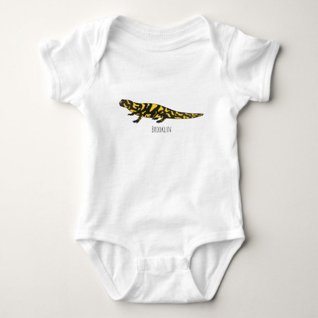 Tecknad av Tiger salamander T Shirt (Framsida)