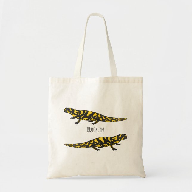 Tecknad av Tiger salamander Tygkasse (Framsidan)