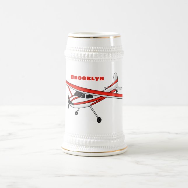 Tecknad av trehjulingsluftfartyg sejdel (Center)