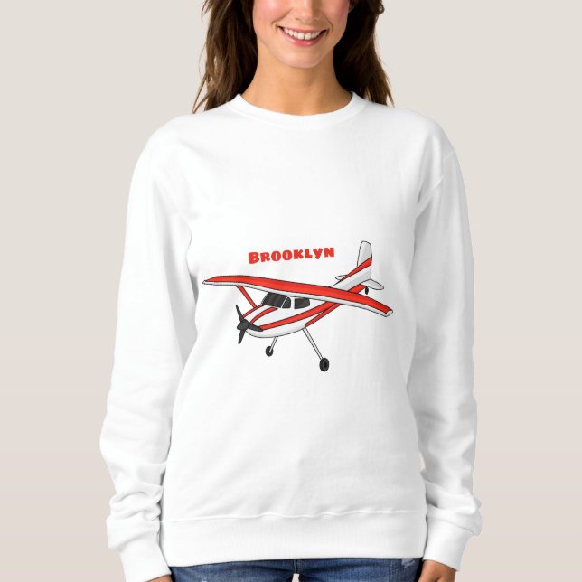 Tecknad av trehjulingsluftfartyg t shirt (Framsida)