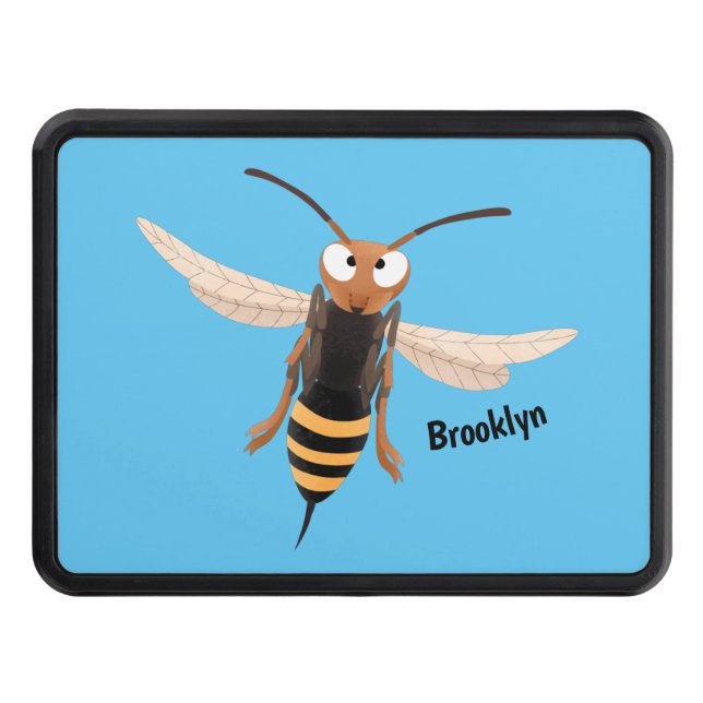 Tecknad av tvätthornet i arg dragkroksskydd (Framsidan)