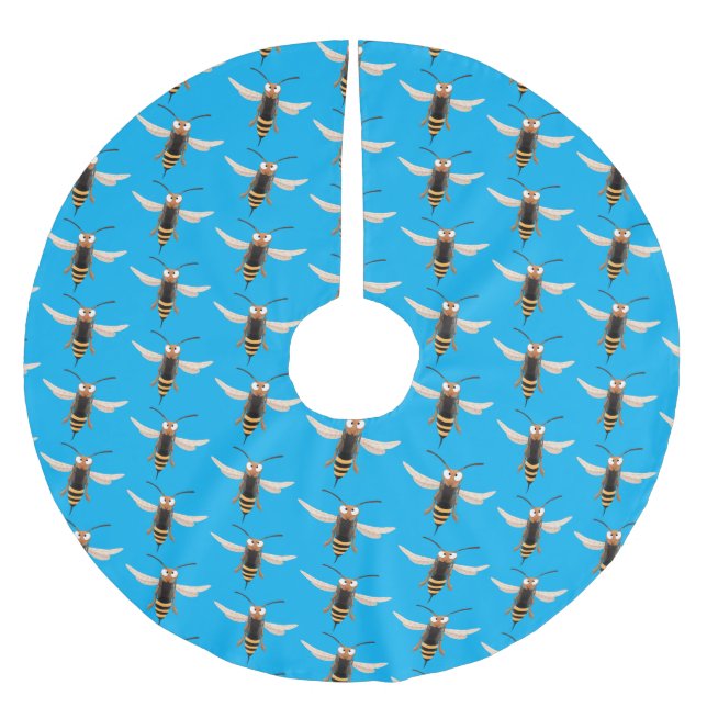 Tecknad av tvätthornet i arg julgransmatta borstad polyester (Framsidan)