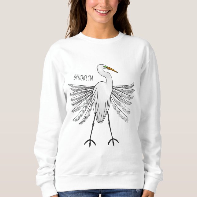 tecknad av Underbar fågel T Shirt (Framsida)