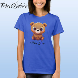 Tecknad av Ungarna djur i Nalle (Cute ) Grafik 🧸 T Shirt