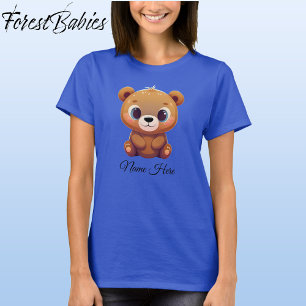 Tecknad av Ungarna djur i Nalle (Cute ) Grafik 🧸 T Shirt