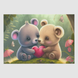 Tecknad av utlöst små björnar