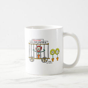 Tecknad av vildblomma (Funny Gardener Novelty Mugg