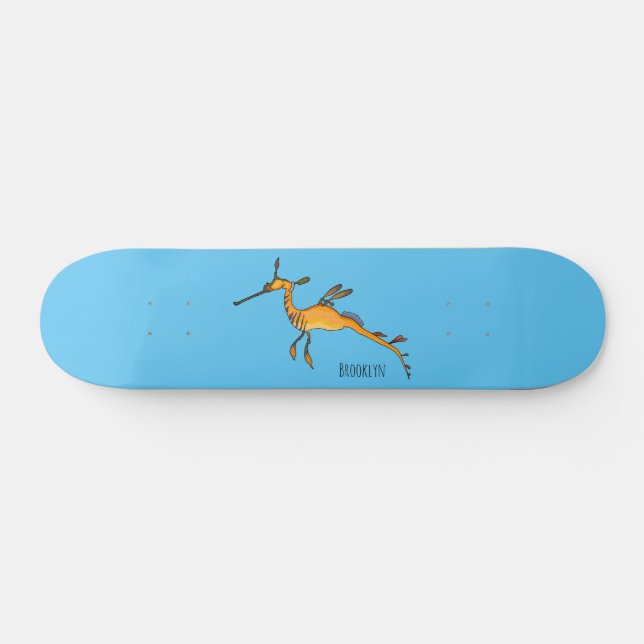Tecknad av Weedy Seadragon Mini Skateboard Bräda 18,5 Cm (Horz)