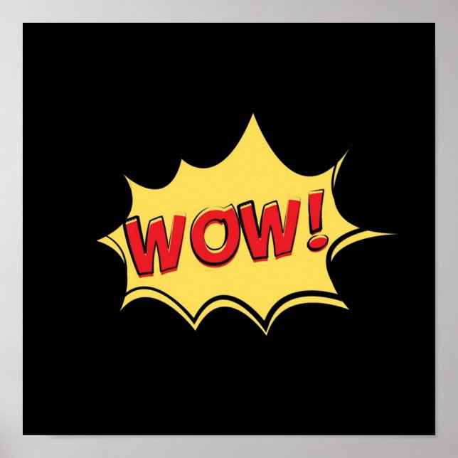 tecknad av wow poster (Framsidan)