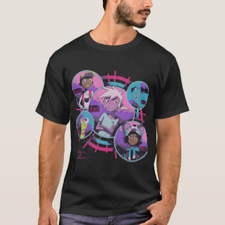 Tecknad äventyrs mutant Fantasy Djur Vintage fr T Shirt