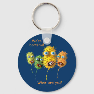 Tecknad Bacteria nyckelring