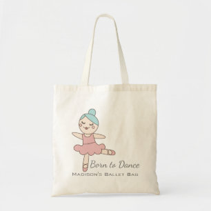 Tecknad Ballerina Personlig Girl's Ballet Tygkasse