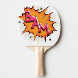 Tecknad Bam! Pingisracket