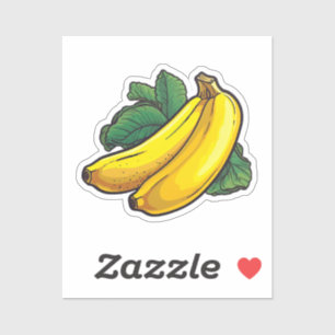 Tecknad banan klistermärken