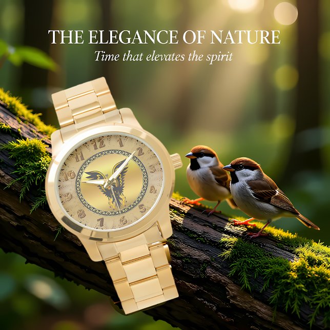 Tecknad Band Svartahavsörn och Guld örn med folie  Armbandsur (Skapare uppladdad)