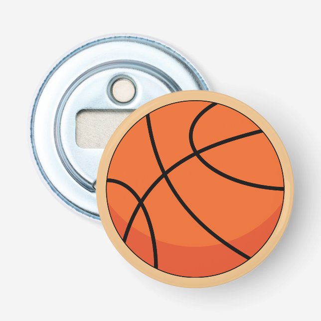 Tecknad Basketball Boll Flasköppnare (Framsidan)