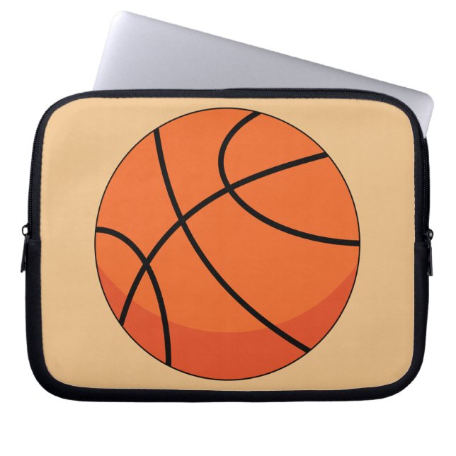 Tecknad Basketball Boll Laptop Fodral (Framsidan)