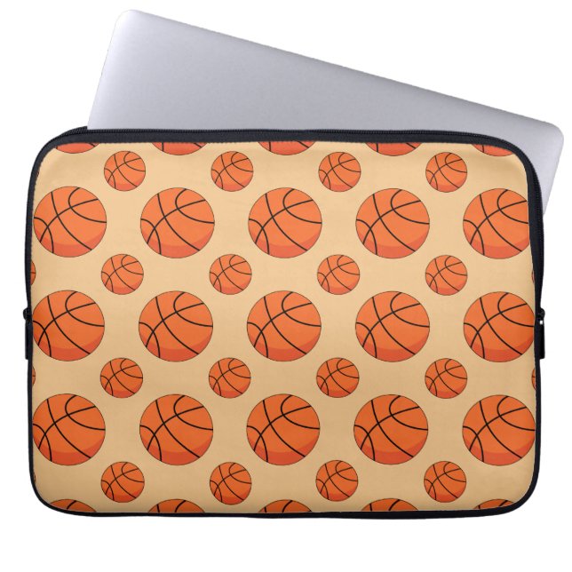 Tecknad Basketball Boll Laptop Fodral (Framsidan)