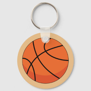 Tecknad Basketball Boll Nyckelring