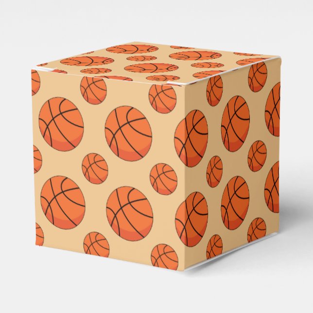 Tecknad Basketball Boll Presentaskar (Framsidan Sidan)
