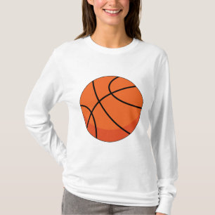 Tecknad Basketball Boll T Shirt