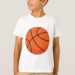 Tecknad Basketball Boll T Shirt