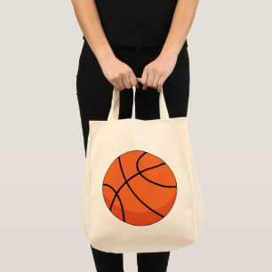 Tecknad Basketball Boll Tygkasse