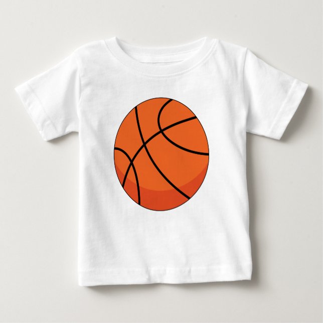 Tecknad basketboll t shirt (Framsida)