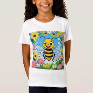 Tecknad Be Colorful Flowers T Shirt