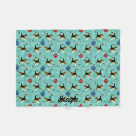 Tecknad Beagle Fleecefilt