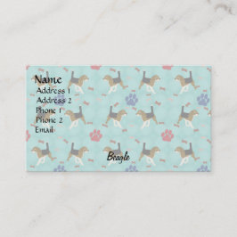 Tecknad Beagle Visitkort