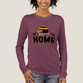 Tecknad Bee och Honung Burk ’HEME’ T-Shirt