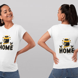 Tecknad Bee och Honung Burk ’HEME’ T-Shirt