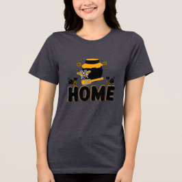 Tecknad Bee och Honung Burk ’HEME’ T-Shirt